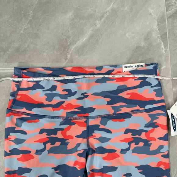 Women’s Old Navy Active High Waisted PowerPress Elevate Crop Camo Leggings Large - Picture 13 of 16